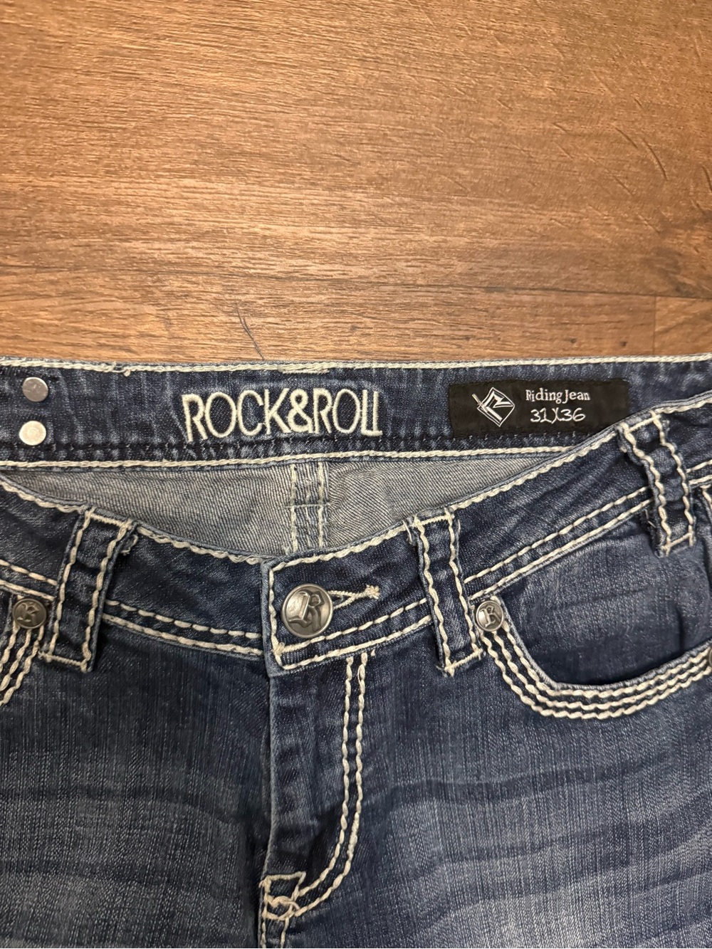 Women's Rock and Roll Blue Riding Jeans